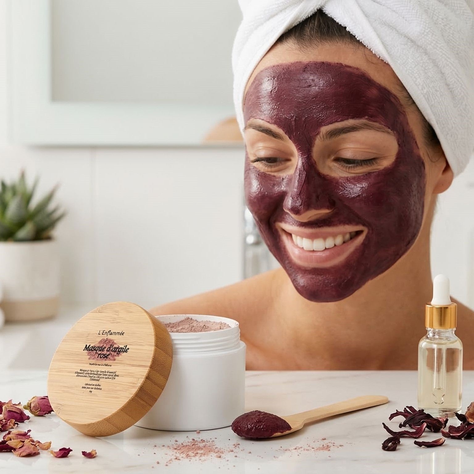 Masque d'argile